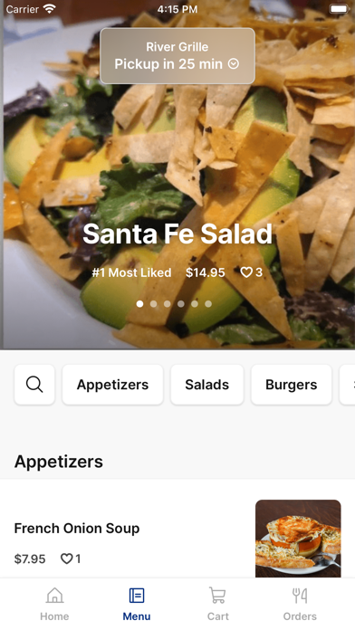 River Grille To Go iPhone screenshot 2 - Food & Drink app