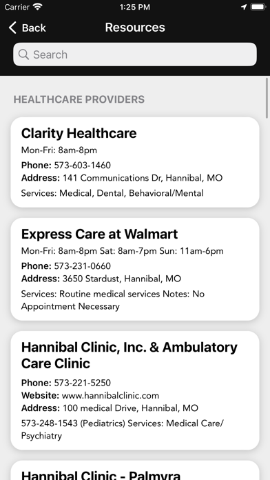 Marion County Health Dept (MO) Screenshot