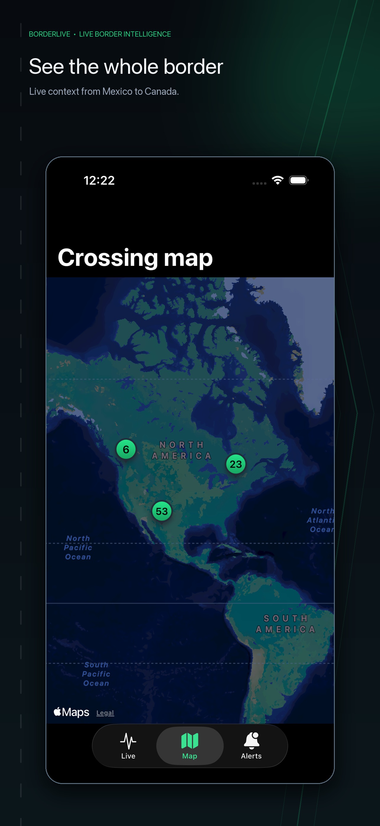 Screenshot 2 of BorderLive: Wait Times