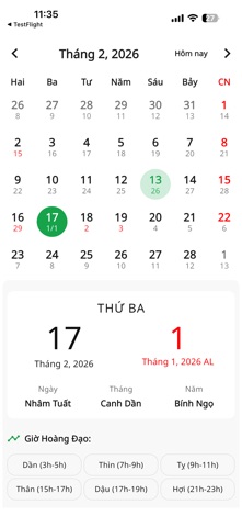 Âm Lịch Việt iPhone screenshot