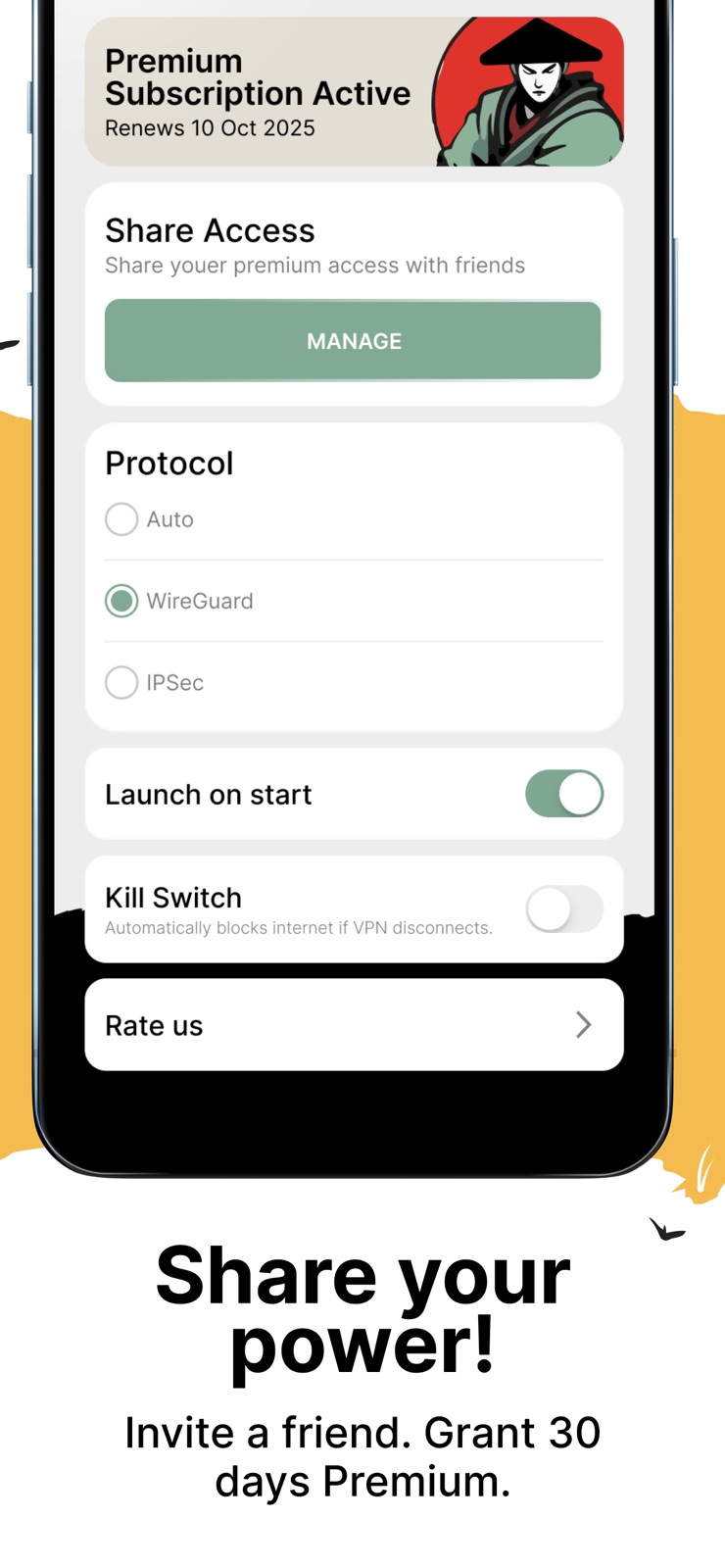 RoninVPN – Fast VPN & Proxy iphone screenshot 4