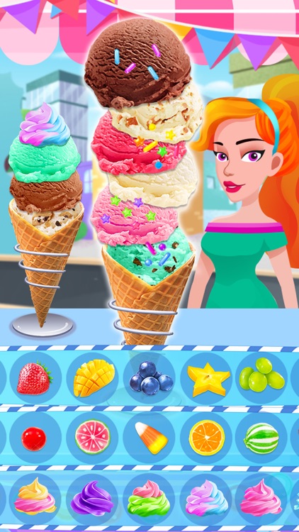 Frozen Ice Cream Shop