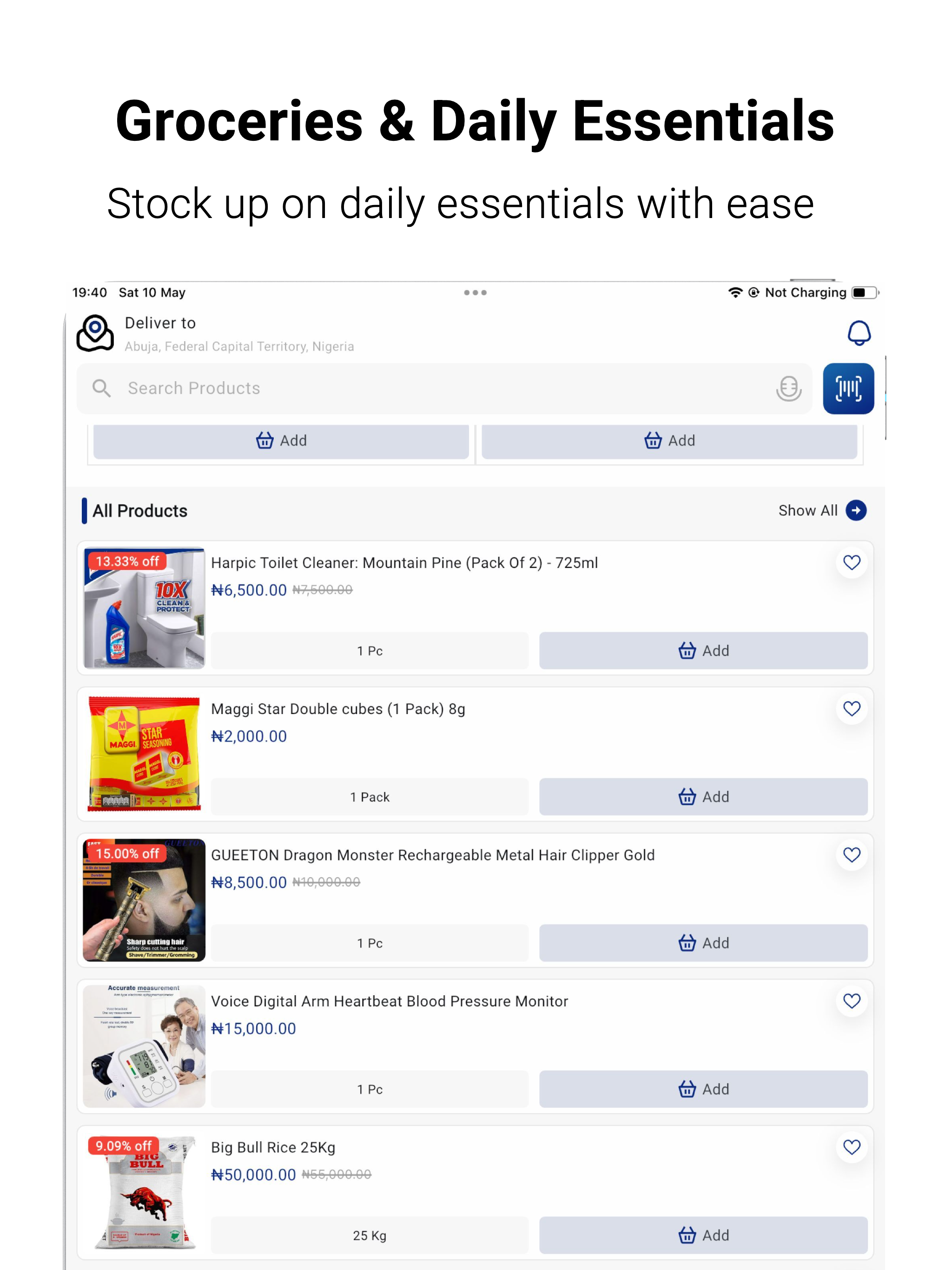Next Cash and Carry Online