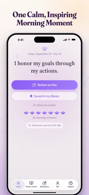 Bloom & Thrive Affirmations screenshot 1