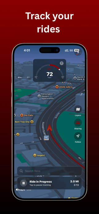 Reva - Ride Tracker Screenshot 1 of 5