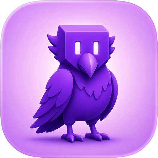 Purple Crow For Safari