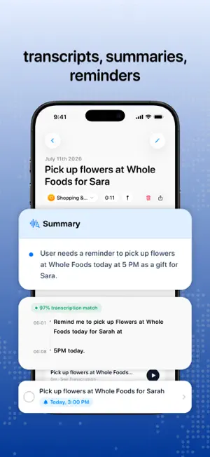 Mismo - AI Voice Memos screenshot 3