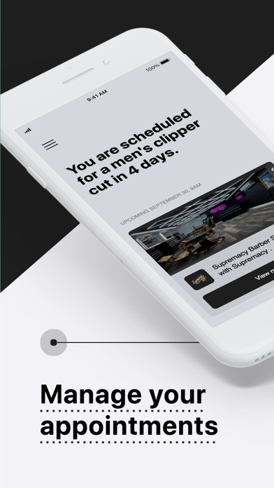 Supremacy Barber Studio app screenshot 2