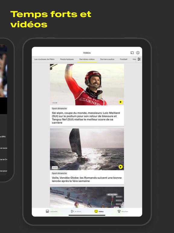 Screenshot #6 pour RTS Sport: Live et Actualité
