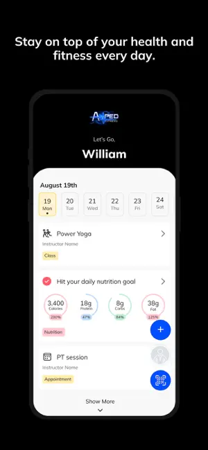 Amped Fitness screenshot 2