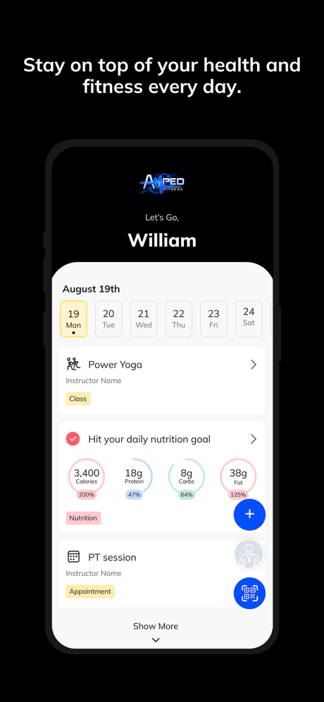 Amped Fitness screenshot 2