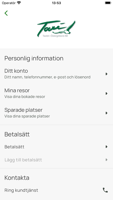 Taxibil Screenshot