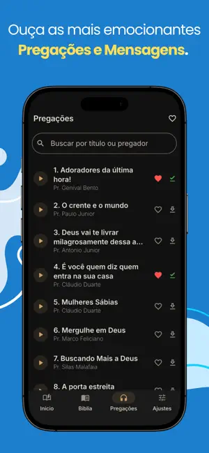 Bíblia Sagrada Estudos e Áudio screenshot 3