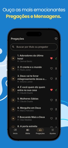 Bíblia Sagrada Estudos e Áudio screenshot