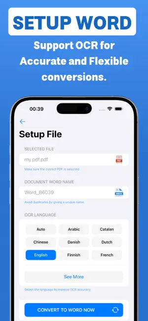 PDF Converter PDF to Word docx screenshot 3