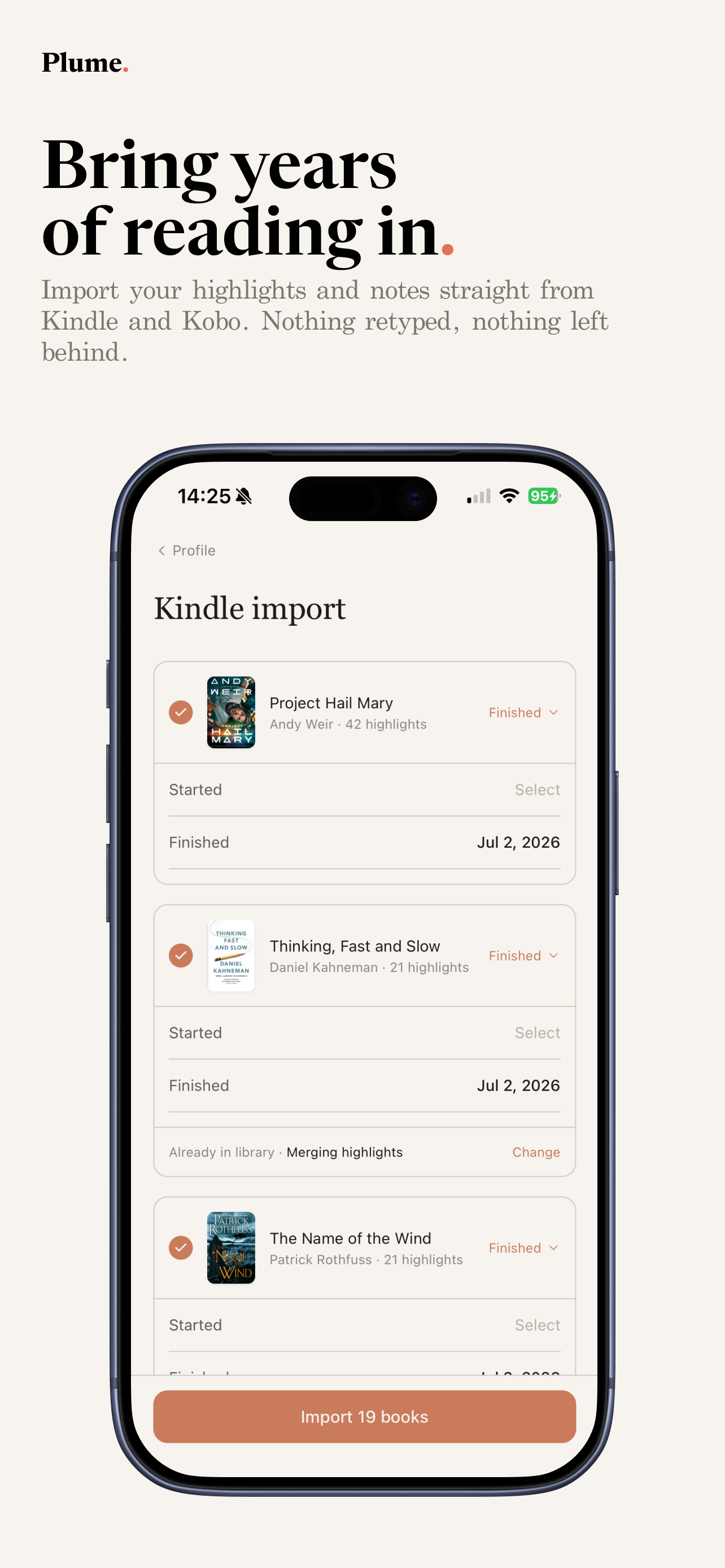 Plume. : Book Tracker & More screenshot 3