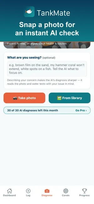 TankMate: Aquarium AI screenshot 1
