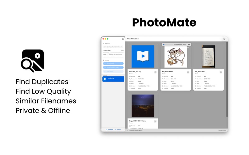 PhotoMate Clean screenshot