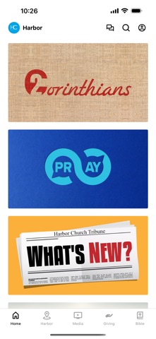 Harbor Church app screenshot