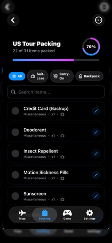 Pack Pro US screenshot