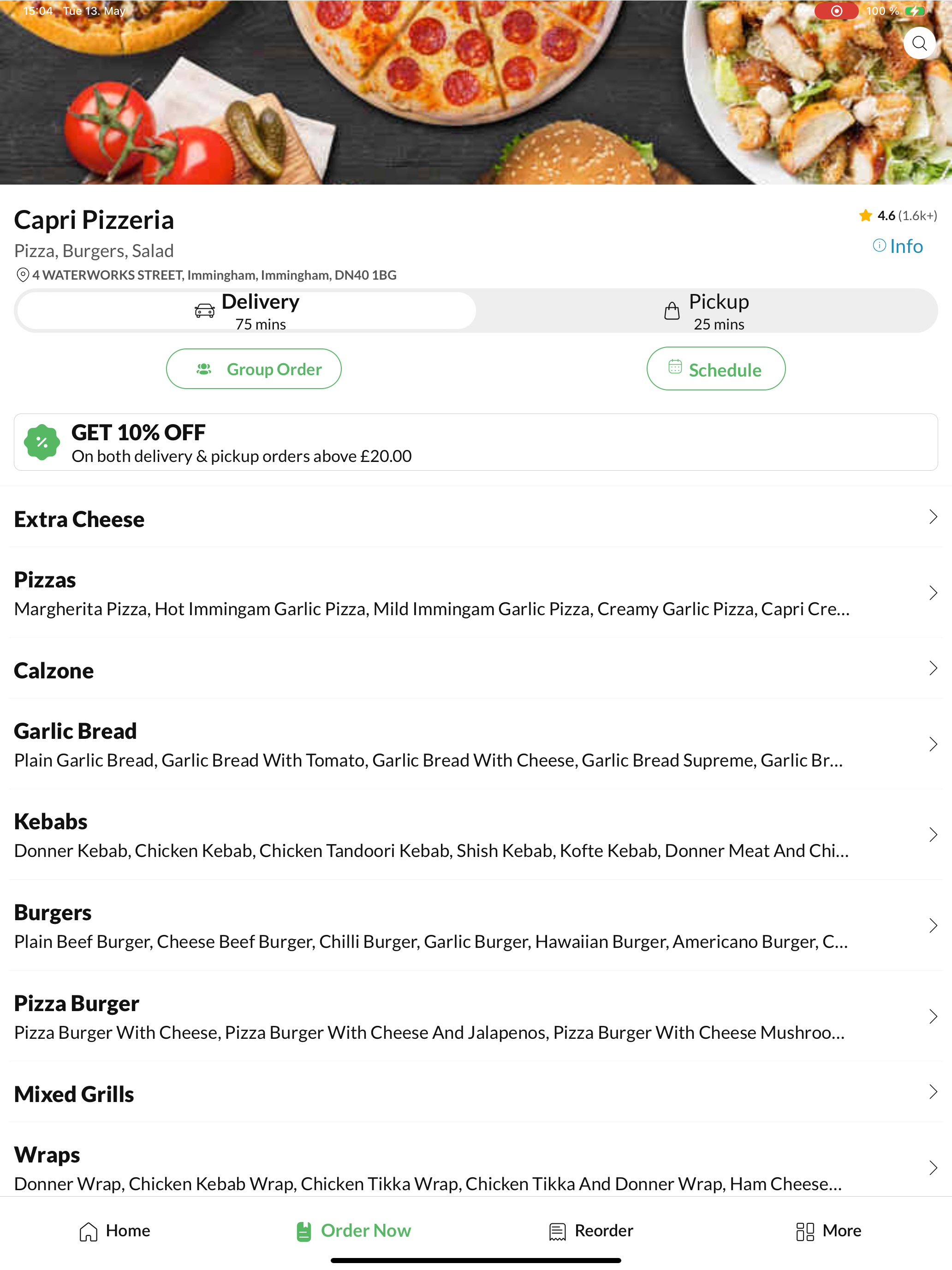 Capri Pizzeria. screenshot 6