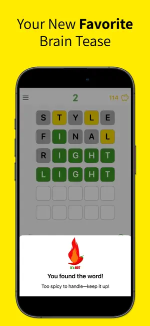Spicy - Unlimited Word Puzzle screenshot 3