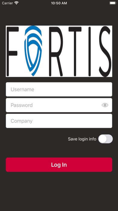 Fortis Bank - mRDC Screenshot