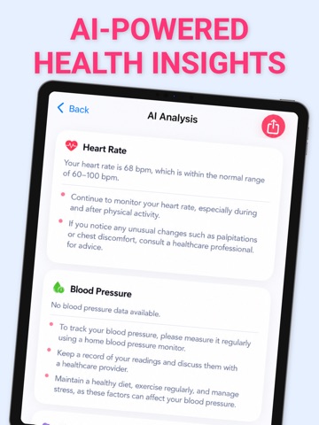 Blood Pressure Free Pro iPad screenshot