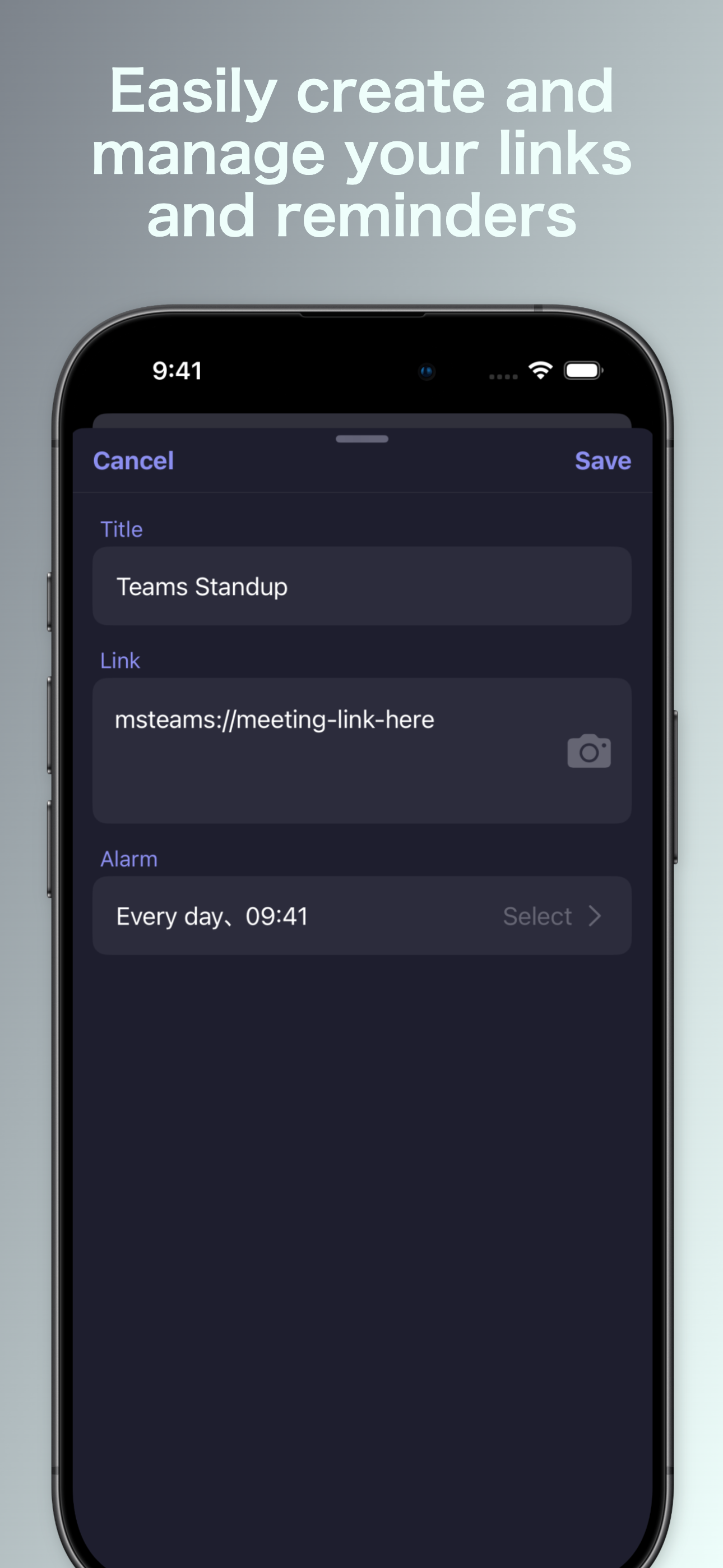 Meeting Links & Quick Access screenshot 4
