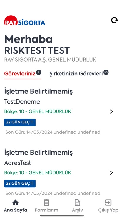 Ray Sigorta Risk Analiz