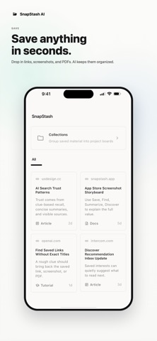 SnapStash - AI Screenshot org Screenshot 2 of 6