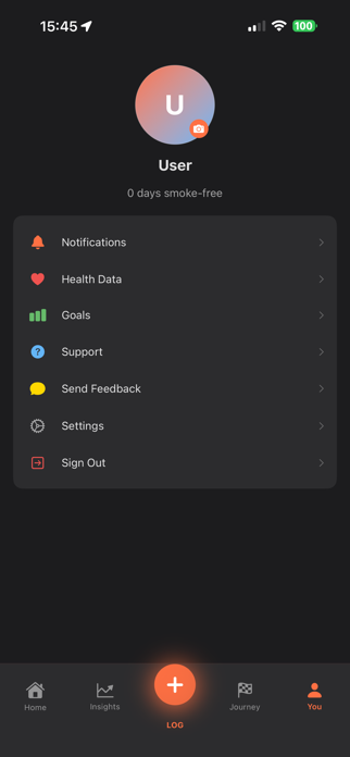 PuffBye - Quit Vaping Tracker Screenshot 1 of 6