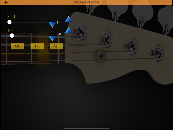 Bass Guitar Tutor Pro iPad app afbeelding 6