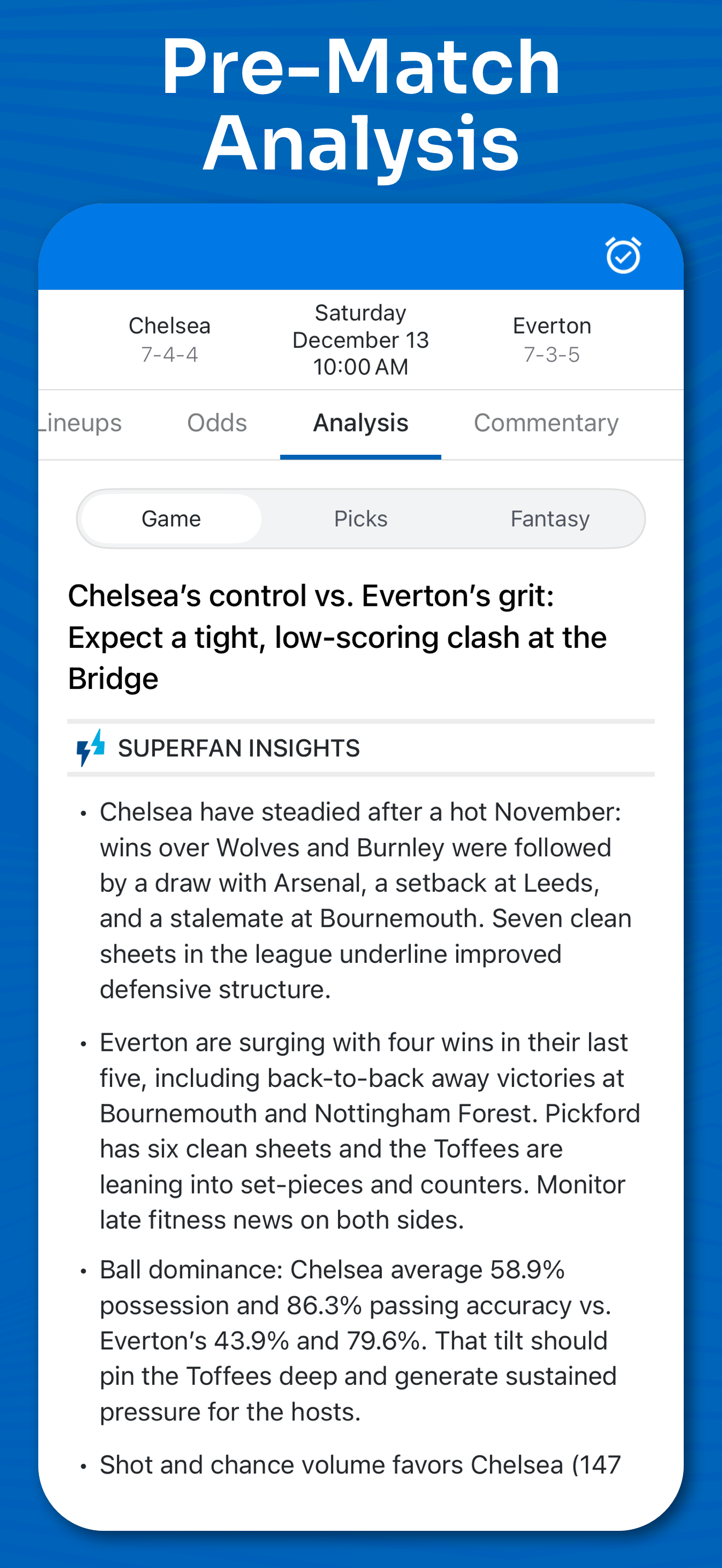 Superfan Sports: EPL Soccer screenshot 8