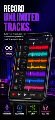 MicSwap MultiTrack Pro: Studio App Store preview screenshot 2