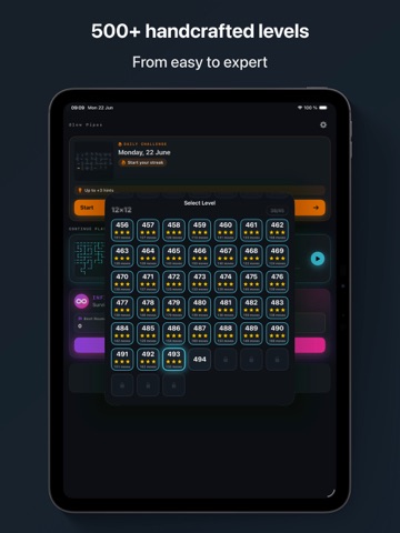 Glow Pipes: Connect & Flow iPad screenshot
