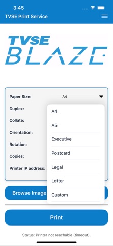 TVSE Printer Screenshot 3 of 5