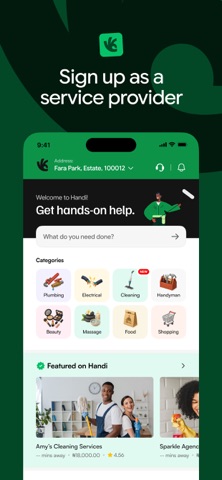 Handi Provider Screenshot 1 of 5