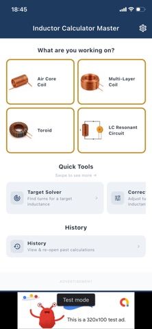 Inductor Calculator Master Screenshot 1 of 8