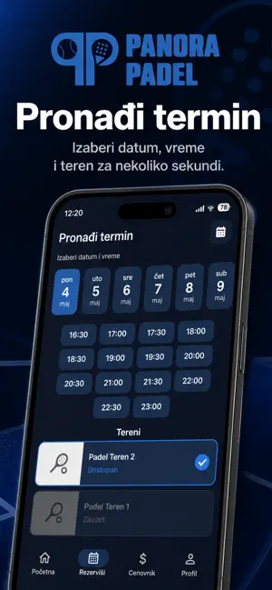 Panora Padel screenshot 2