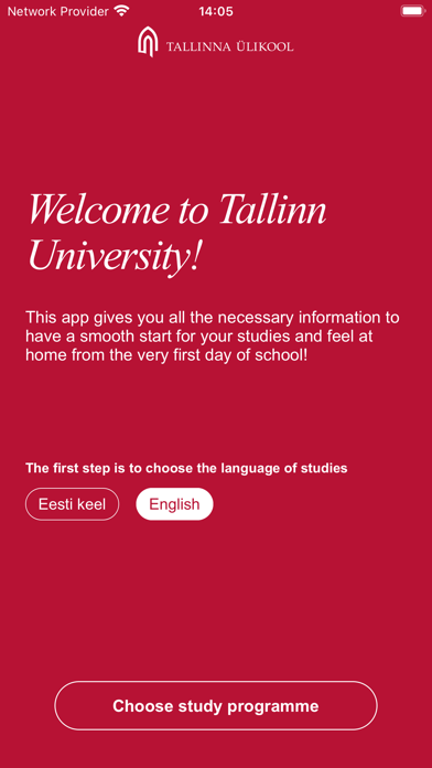 Screenshot 1 of Tallinn University App App