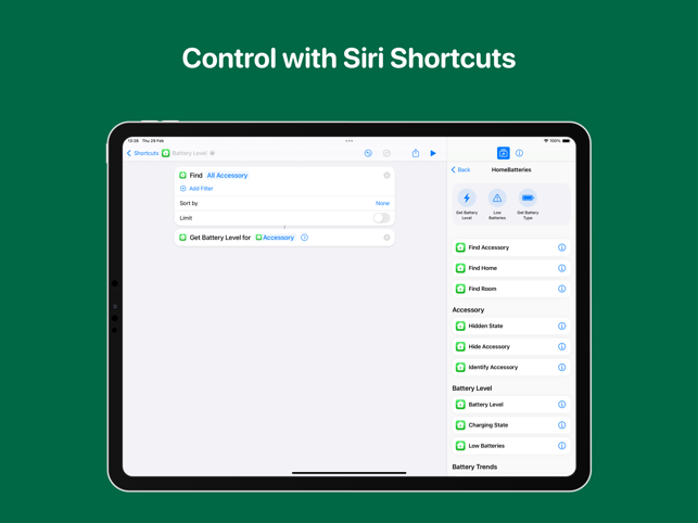 ‎HomeBatteries for HomeKit Screenshot
