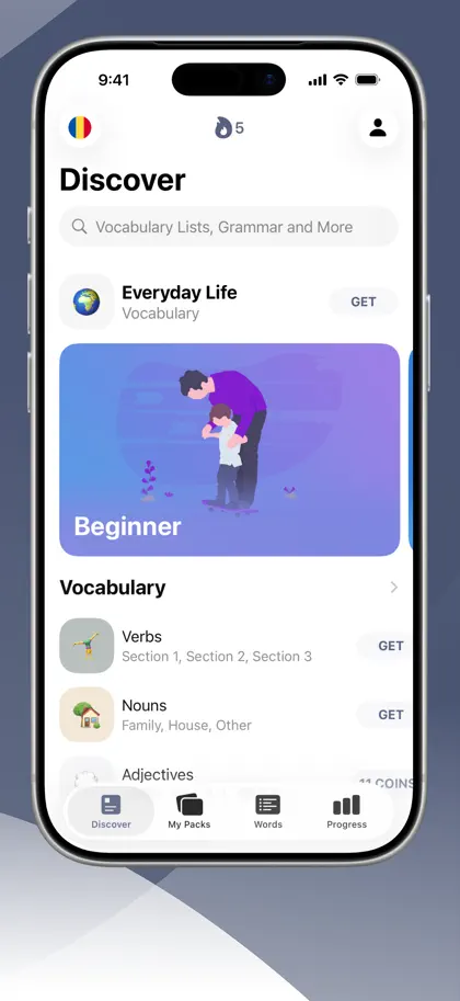 Screenshot 5 di 5 di Learn Romanian - for Beginners