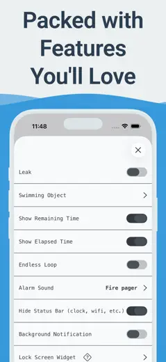 Countdown Timer Aqua Hourglass: Screenshot 3 von 8