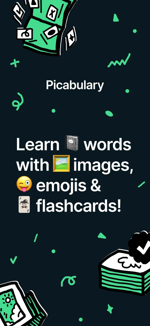 Screenshot #1 pour Picabulary: Vocab Flashcards