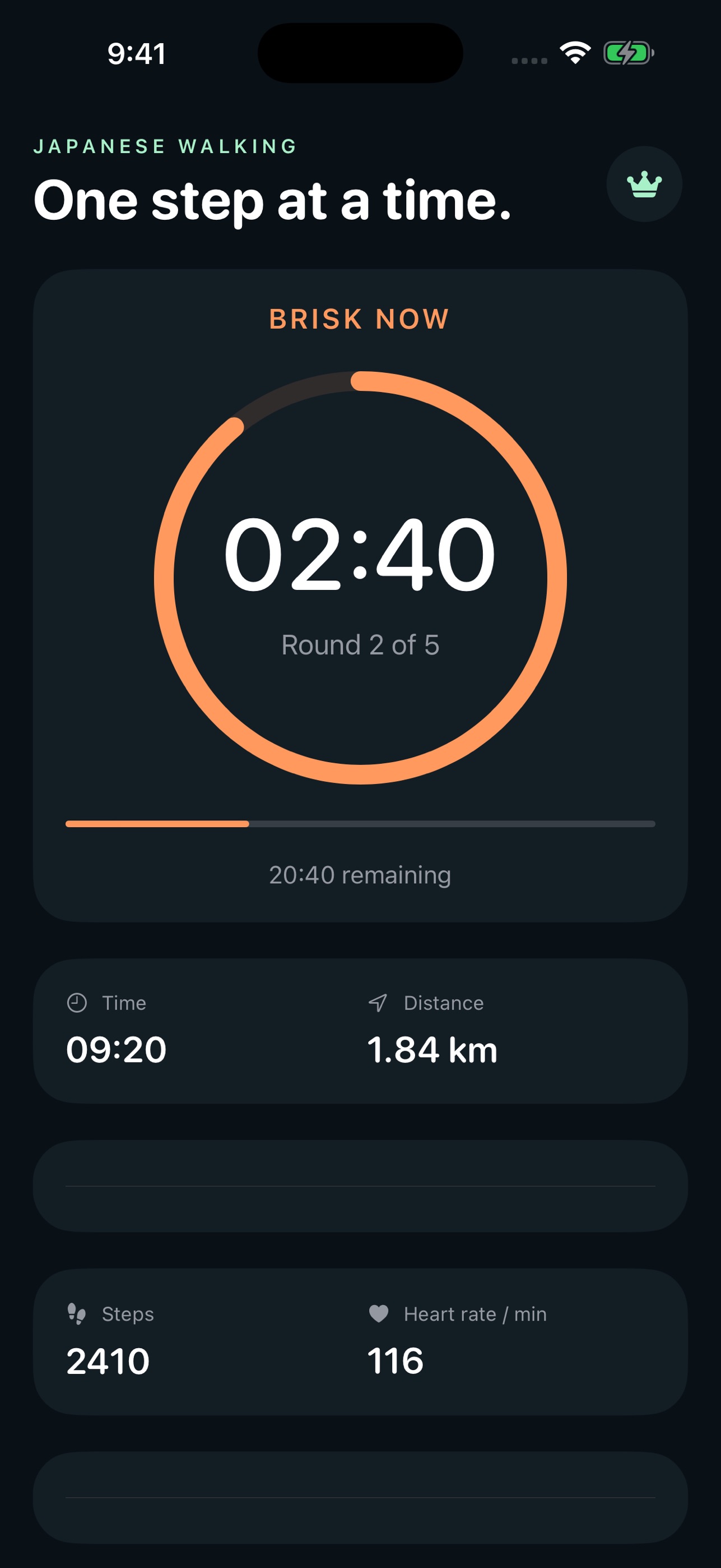 Screenshot 2 of Japanese Walking Pro