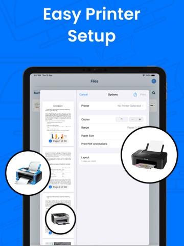 Smart Printer・Print & Scan iPad screenshot