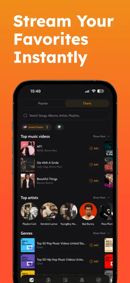 Sound Player : Cloud Music ekran görüntüsü 3 / 4