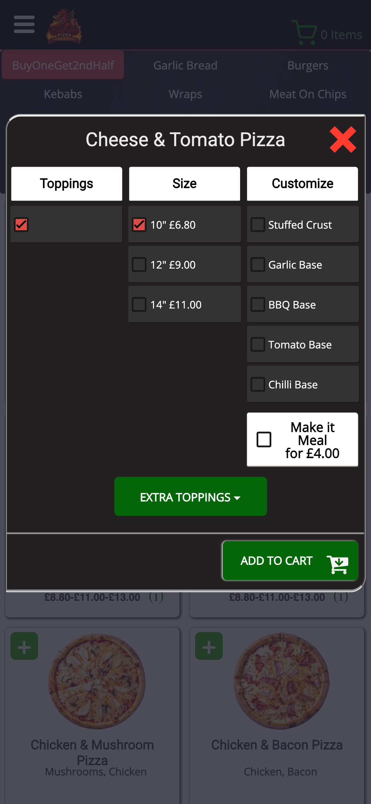 Bodrum Kebab Pizza Llanharry screenshot 8