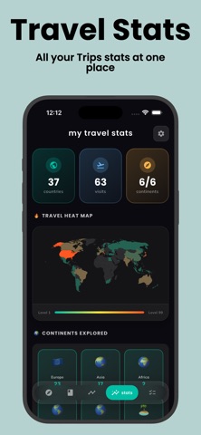 been: My Countries Visited Map screenshot